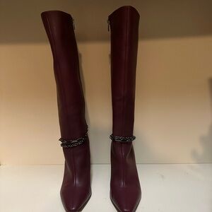 Vince Camuto Burgundy Over the Knee Boots